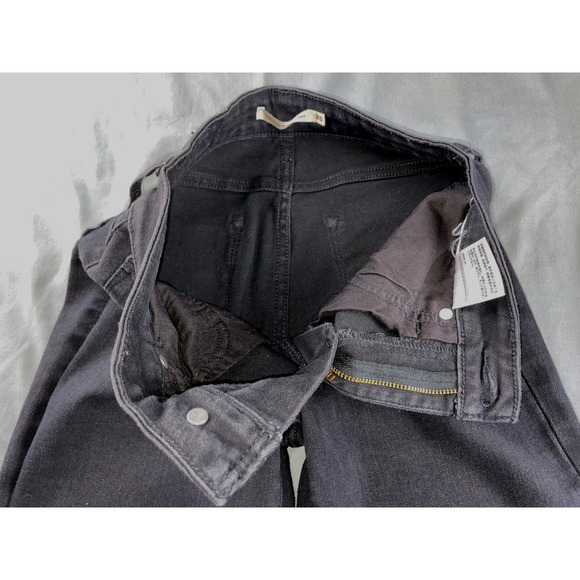 Levi's 721 High Rise Skinny Stretch Denim Jeans. Washed Black, Women's 25. GUC!! - Picture 7 of 9